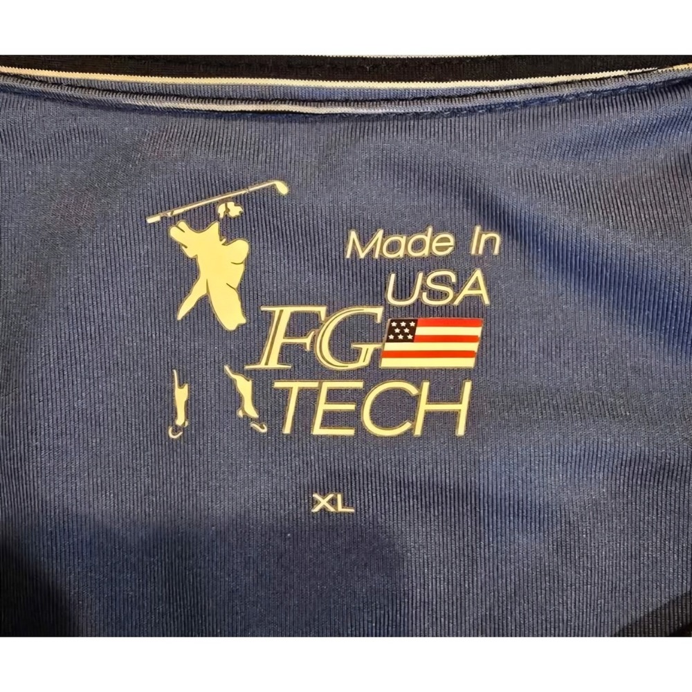 Oaktree FG Tech XL Striped Polo Shirt‎ - Picture 3 of 3